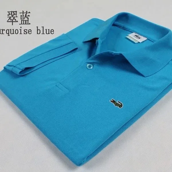 Lacoste Lacoste Turquoise Blue Polo Shirt Blue - 1