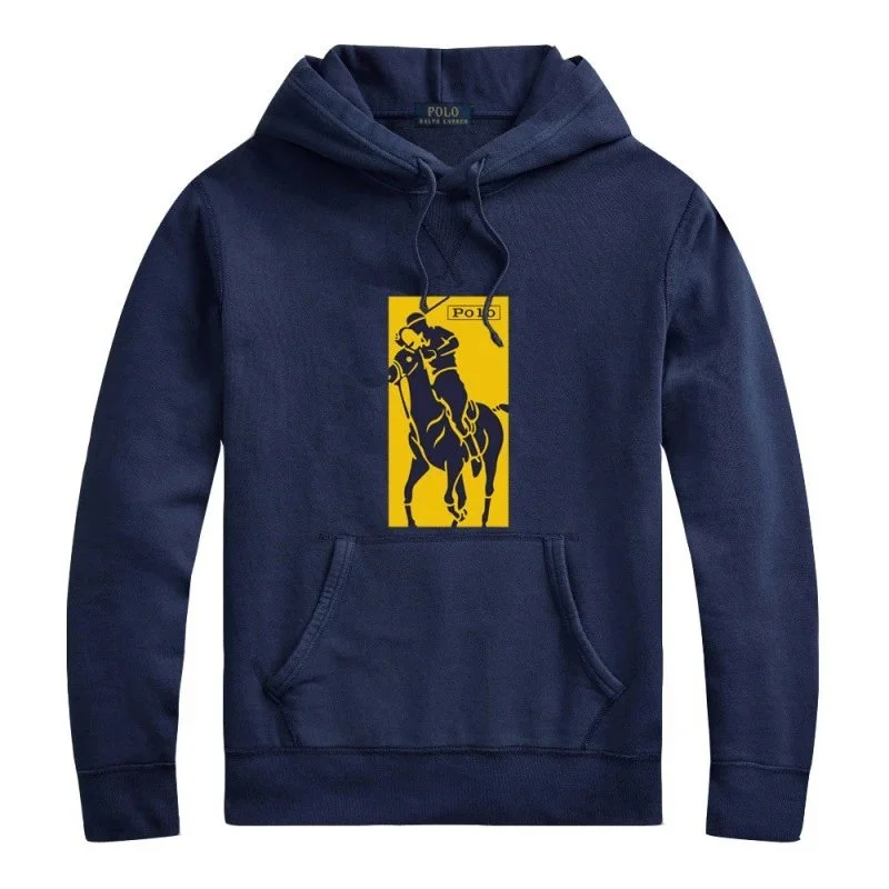 Polo Ralph Lauren Polo Ralph Lauren Navy Blue Polo Player Hoodie Navy - 1
