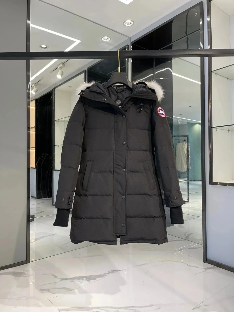 Canada Goose Canada Goose Expedition CG Black Long Coat Black - 1