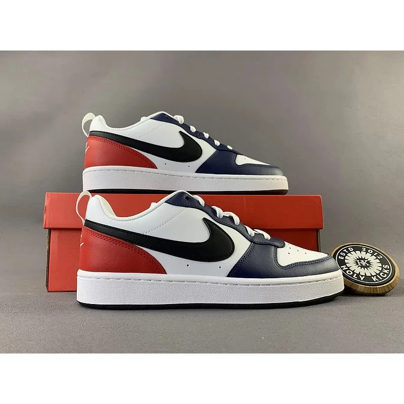 Nike Nike Court Borough Low Sail/University Red/Black Sneakers White