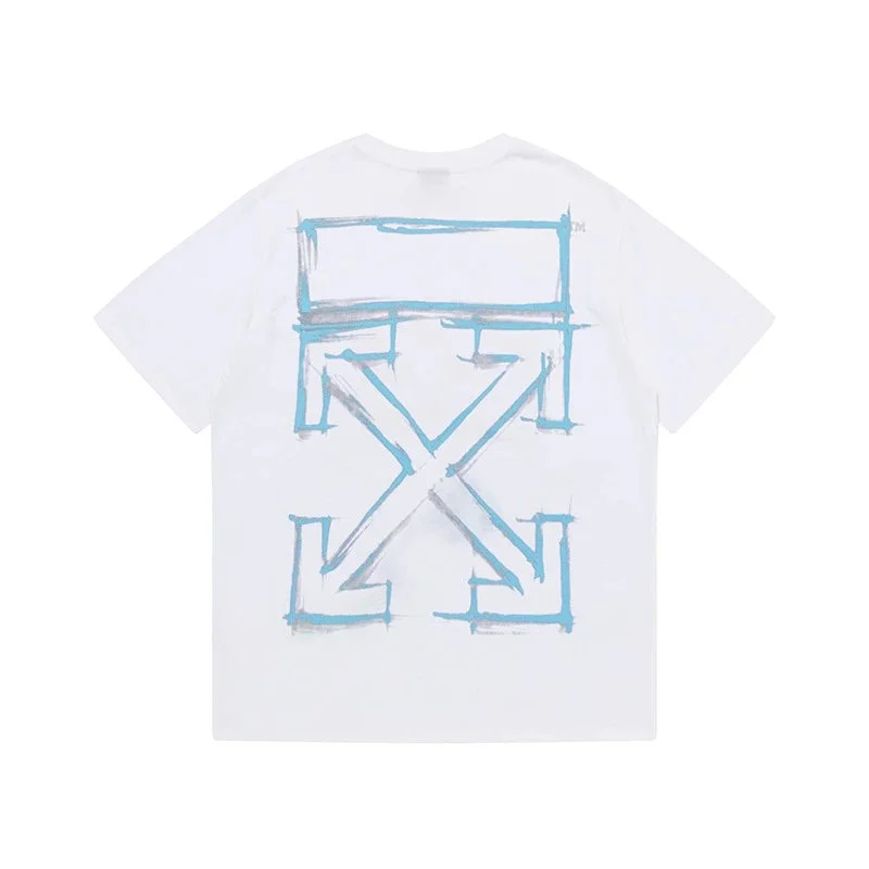 Off-White Off-White Arrow White/Blue T-Shirt White - 1
