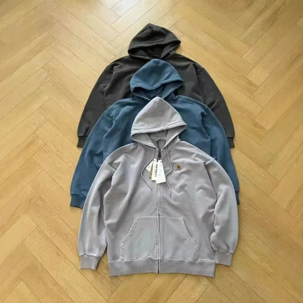 Carhartt Carhartt Detroit Zip-Up Hoodie Grey Grey