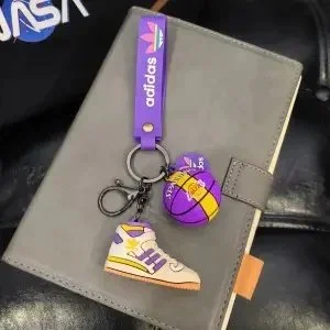 Adidas Adidas Superstar Sneaker Keychain Purple/Light Yellow Purple - 1