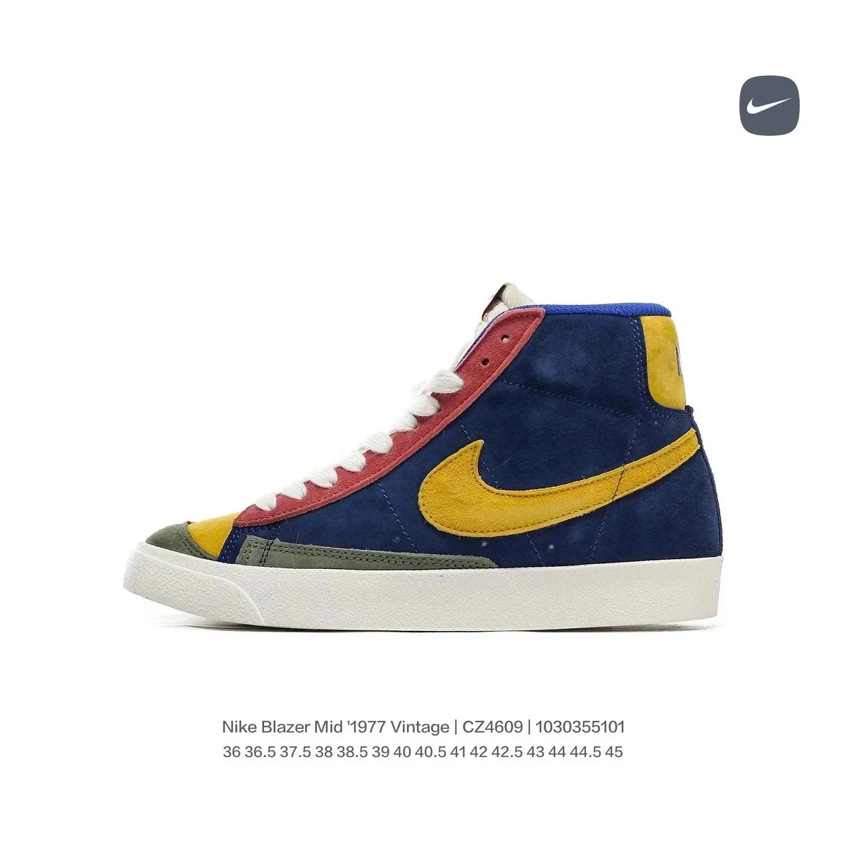 Nike Nike Blazer Mid '1977 Vintage Multi-Color Sneakers Multicolor