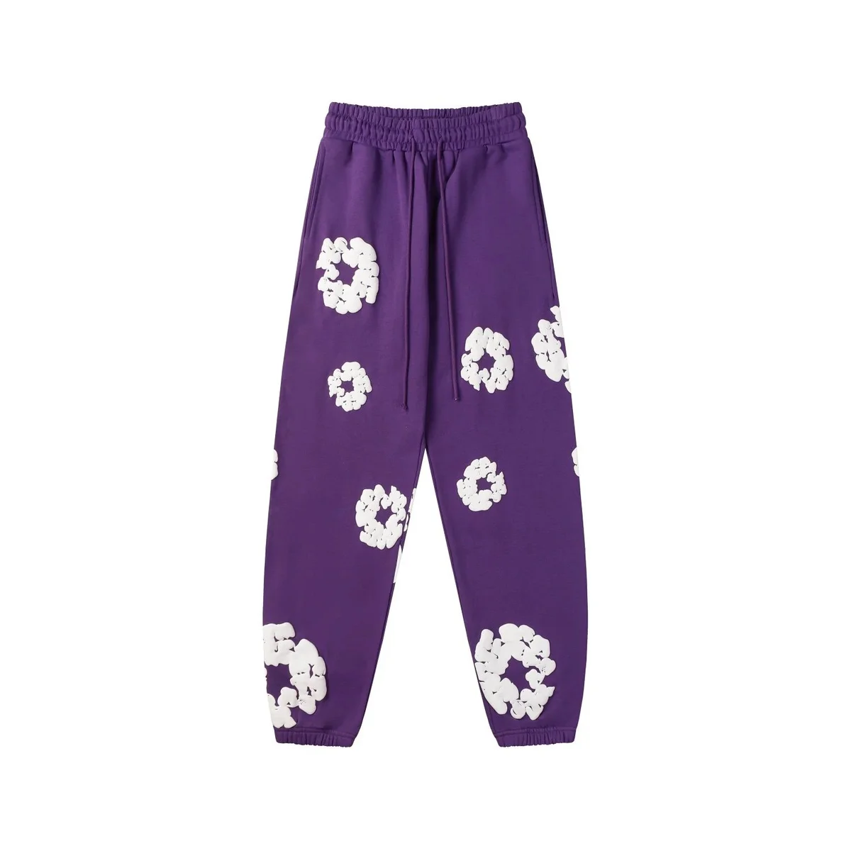 Other Purple Floral Sweatpants Purple
