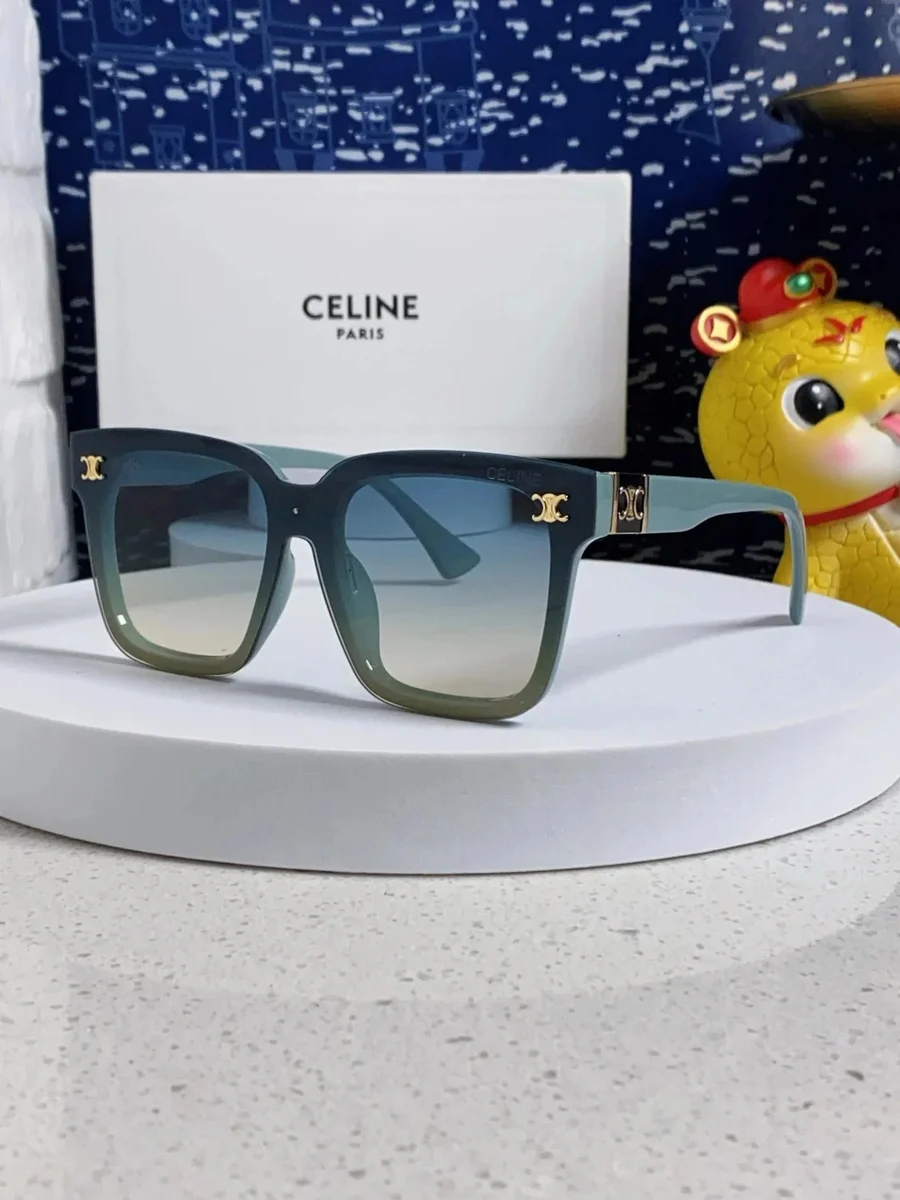 Celine Celine Classic Logo Gradient Sunglasses Blue