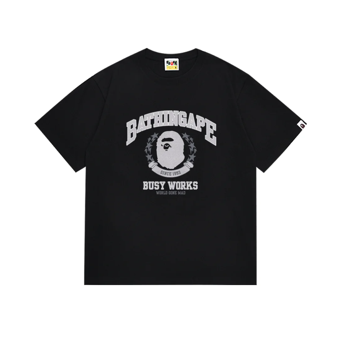 A Bathing Ape BAPE Busy Works Black T-Shirt Black - 1