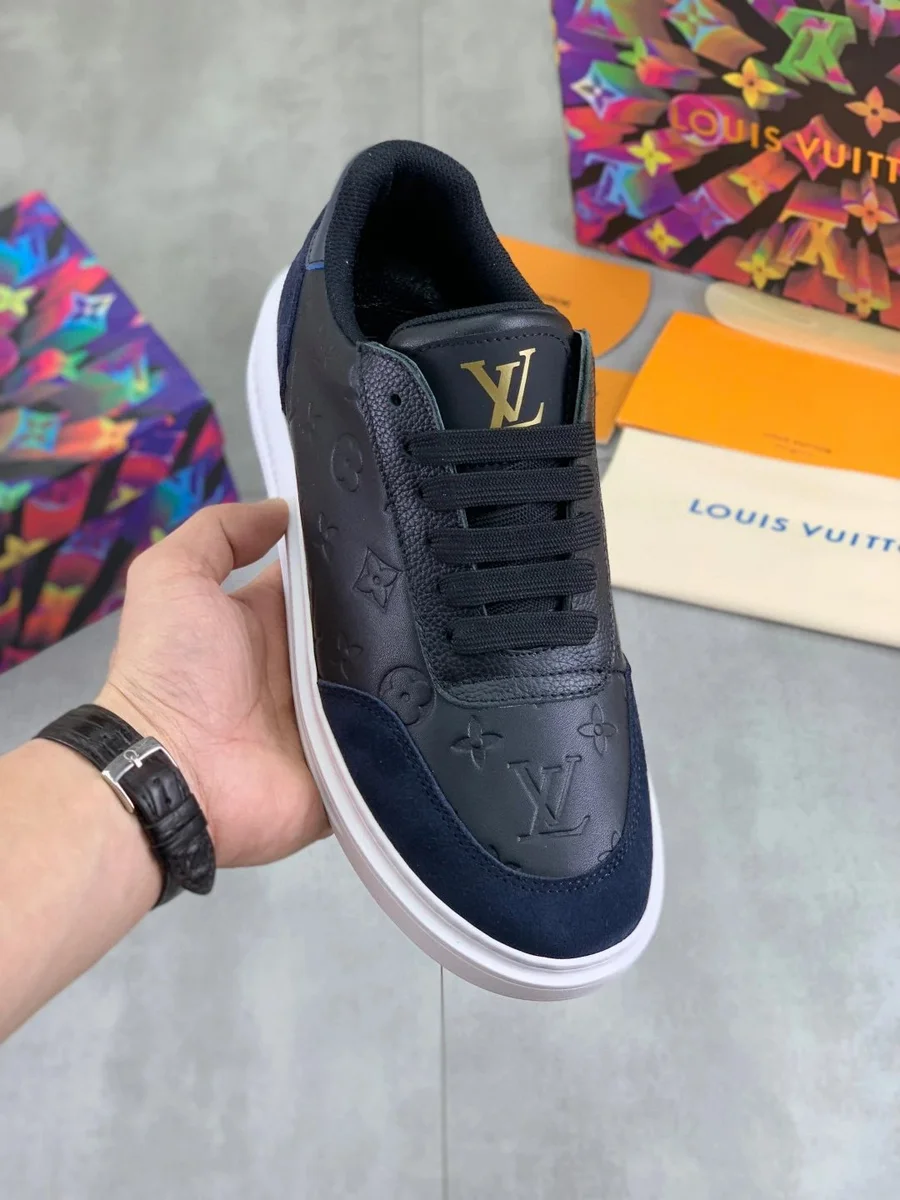 Louis Vuitton LV Trainer Black Monogram Sneakers