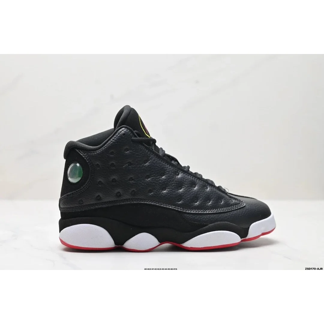 Nike Nike Air Jordan 13 Black/White Red Sneakers Black - 1
