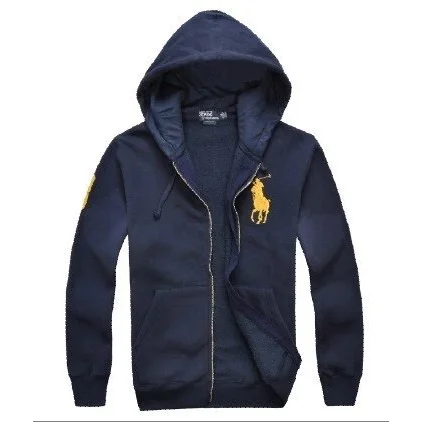 Polo Ralph Lauren Polo Ralph Lauren Big Pony Navy Blue Zip Hoodie Navy - 1
