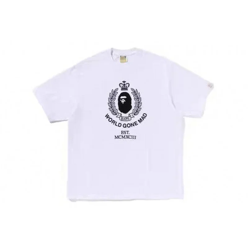 A Bathing Ape A Bathing Ape World Gone Mad White T-Shirt White - 1