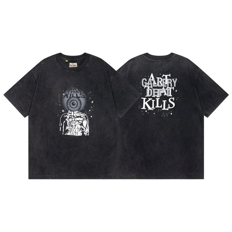 Gallery Dept. Gallery Dept. Art That Kills G92 Water Washed Black T-Shirt Black - 1