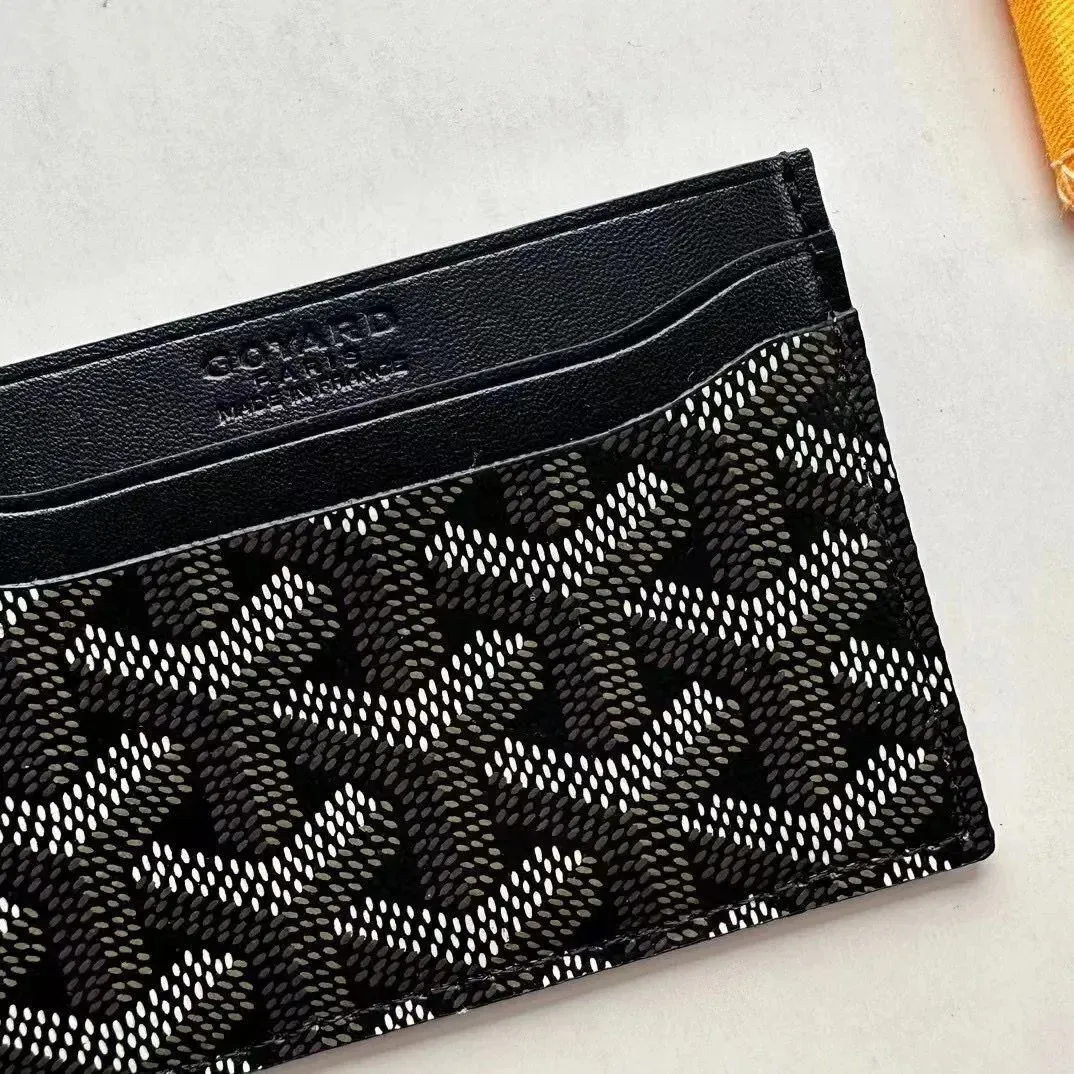 Goyard Goyard Goyardine Card Holder Black Black - 1