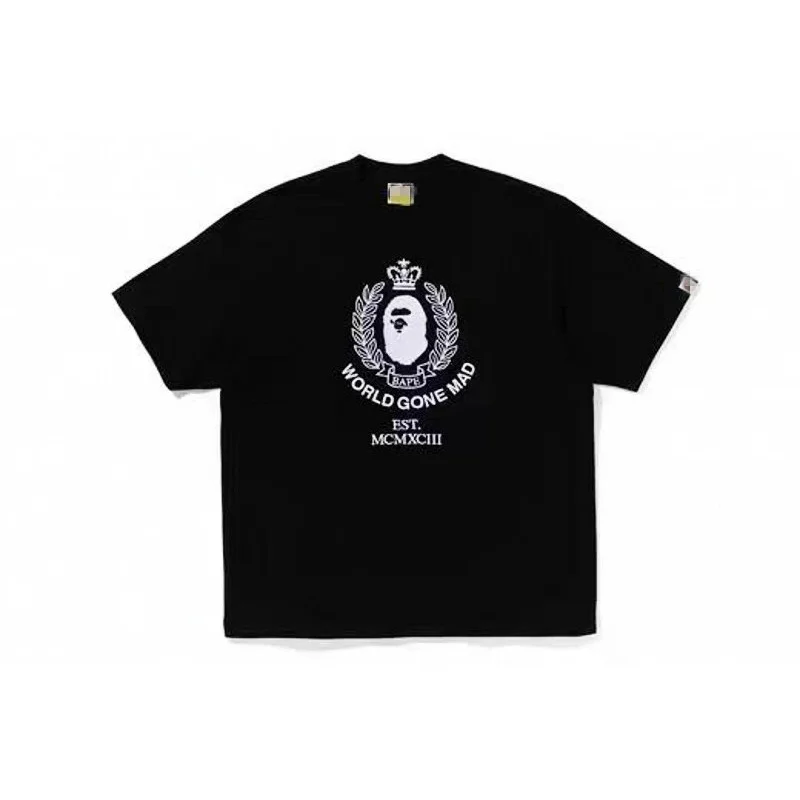 A Bathing Ape A Bathing Ape World Gone Mad Black T-Shirt Black - 1
