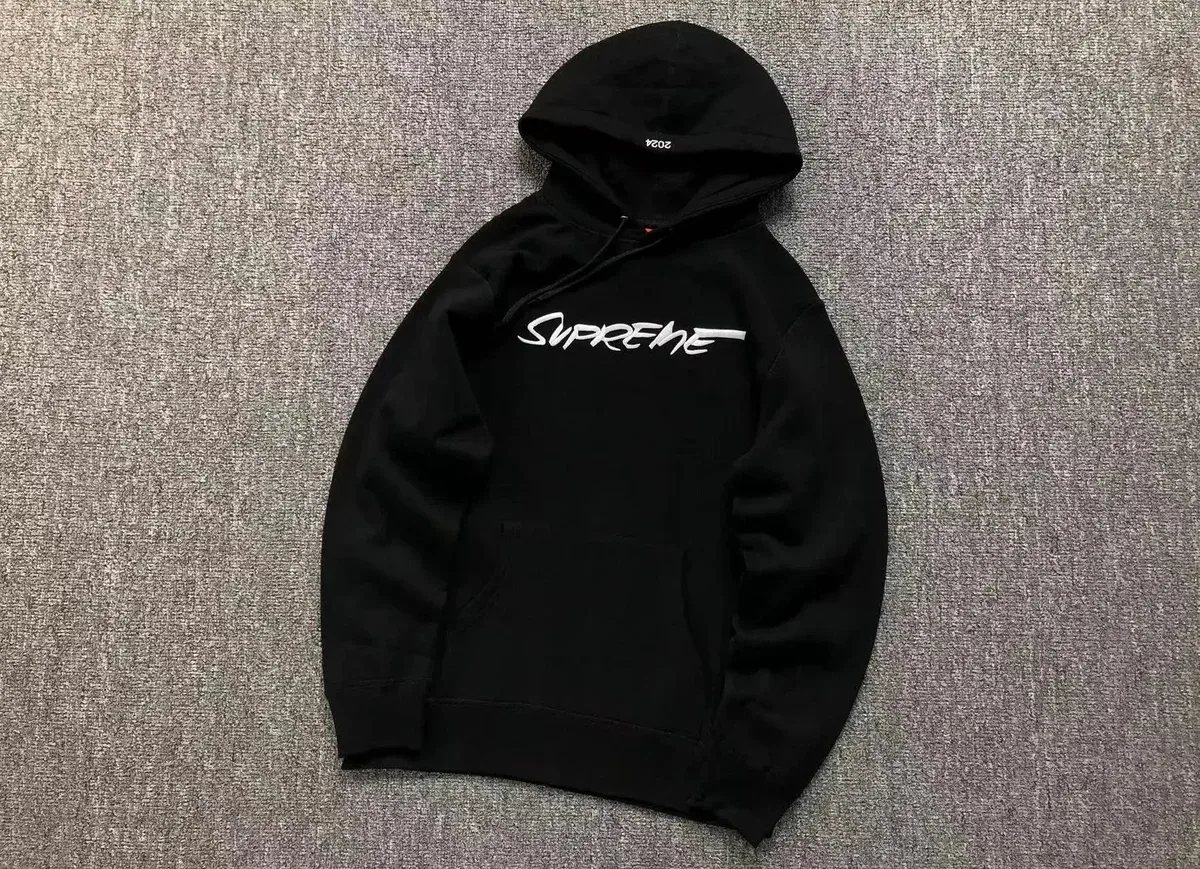 Supreme Supreme Supreme Hoodie Black/White Black - 1