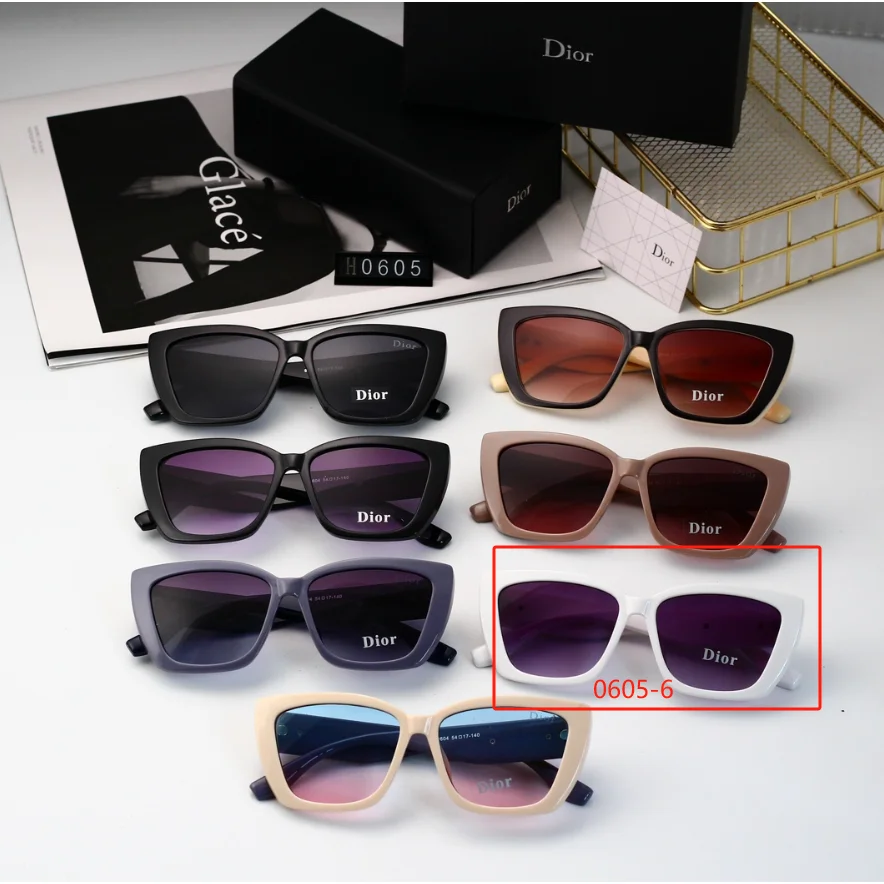 Dior Dior Dior Sauvage 0605-6 White/Purple Sunglasses White - 1