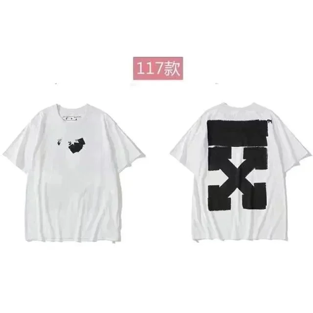 Off-White Off-White Diagonal White/Black T-Shirt White - 1
