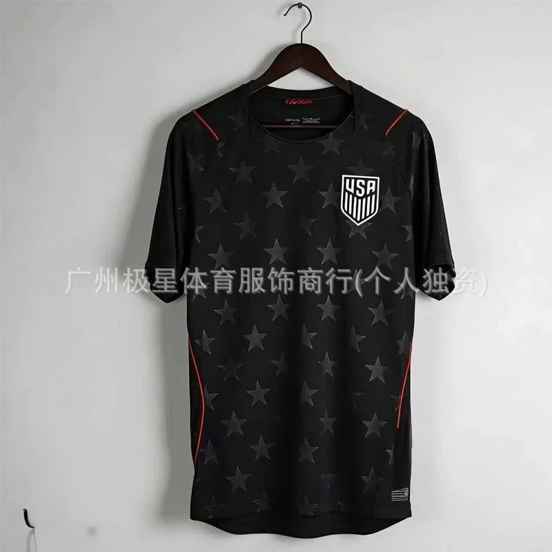 Other USA Stars Jersey Black Sporty T-Shirt Black - 1