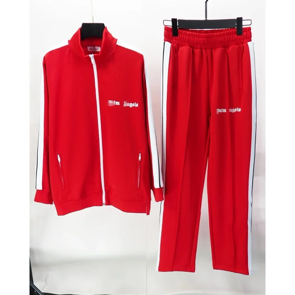 Palm Angels Palm Angels Track Red/White Tracksuit Set Red