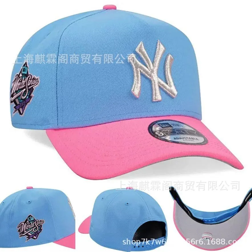 New Era New Era 9FORTY NY Yankees Blue/Pink Cap Blue