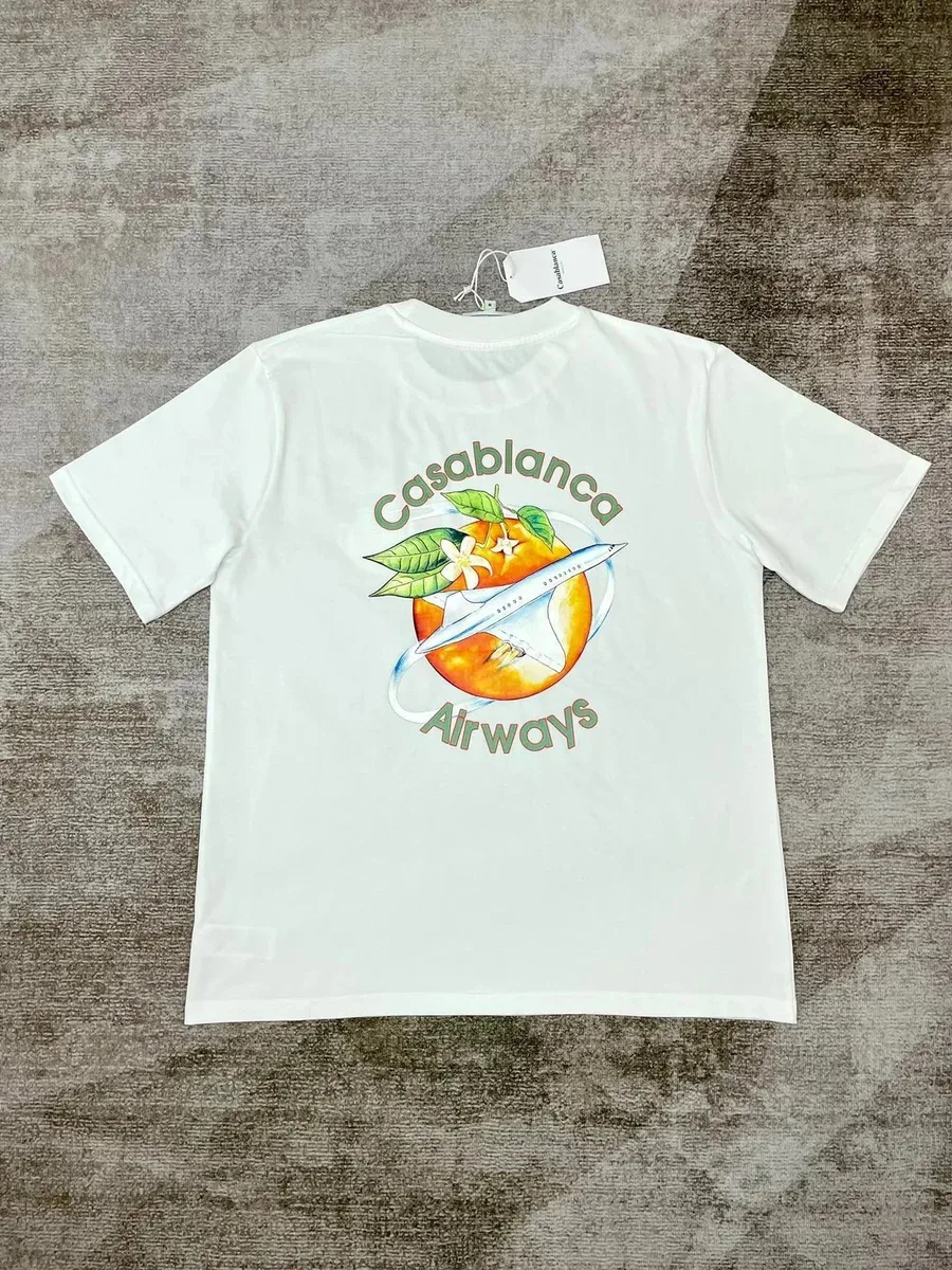 Casablanca Casablanca White 'Casablanca Airways' T-Shirt White - 1