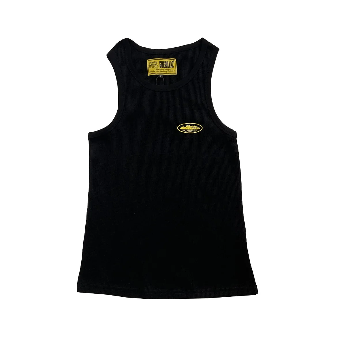 Guerillaz Guerillaz Black & Yellow Tank Top Black - 1