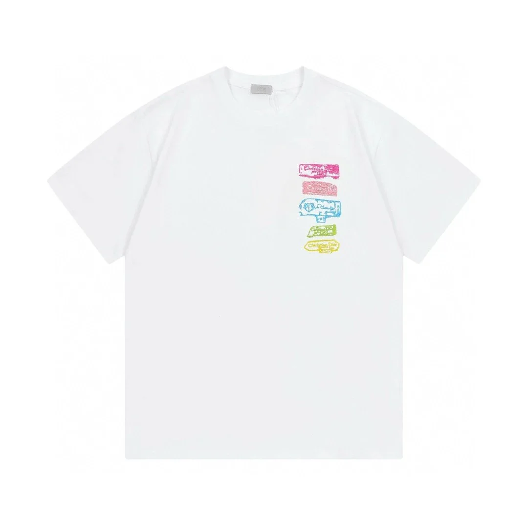 Other Multi-Color Patch White T-Shirt White - 1