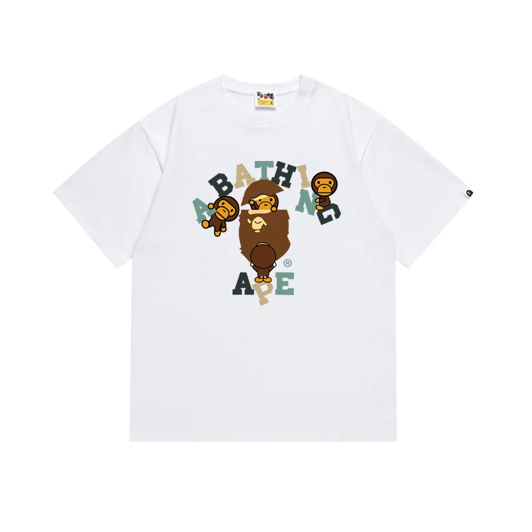 A Bathing Ape A Bathing Ape BAPE STA White T-Shirt White - 1
