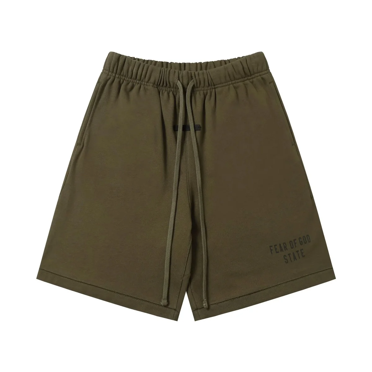 Fear of God Fear of God State Olive Green Shorts Green - 1