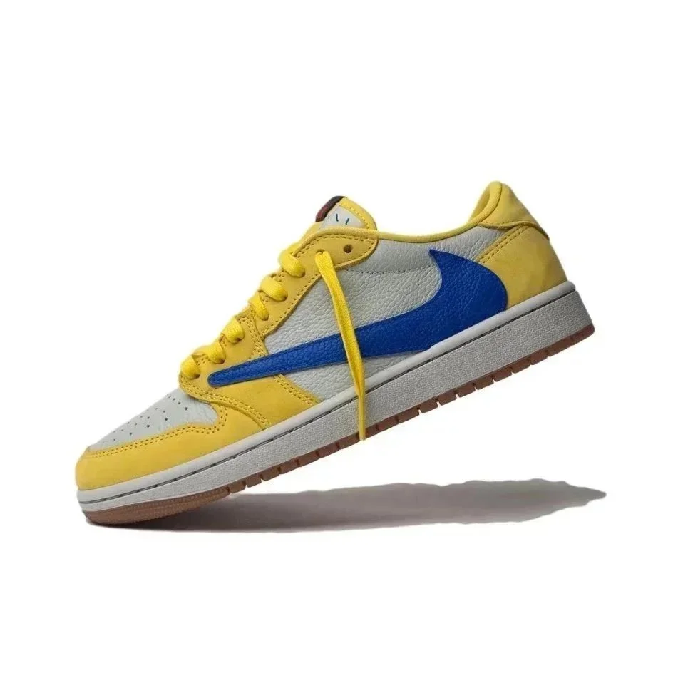 Other Jordan Air Jordan 1 Low Yellow/Blue Sneakers Yellow - 1