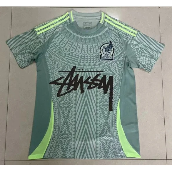 Stussy Stussy Polynesian Pattern Jersey Mint Green Green - 1
