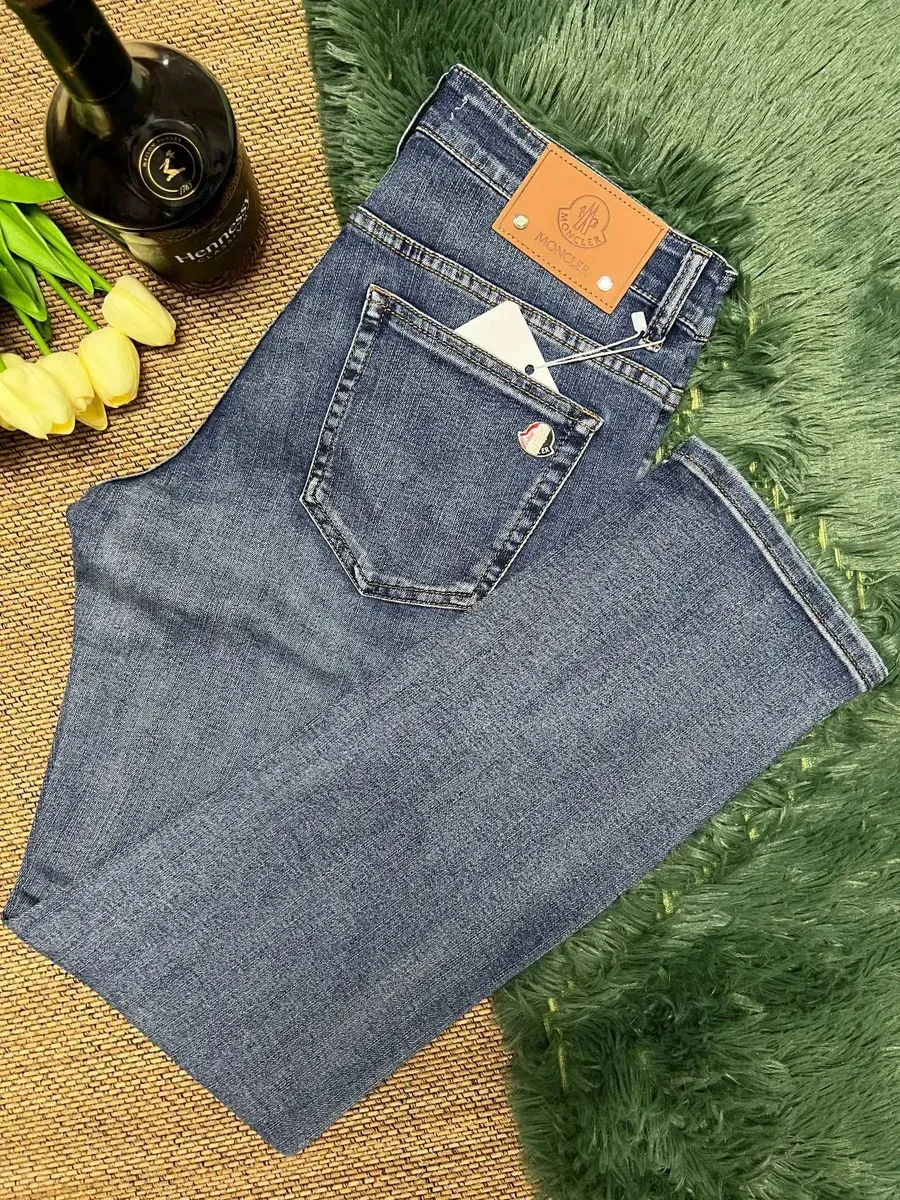 Moncler Moncler Classic Blue Denim Jeans Blue