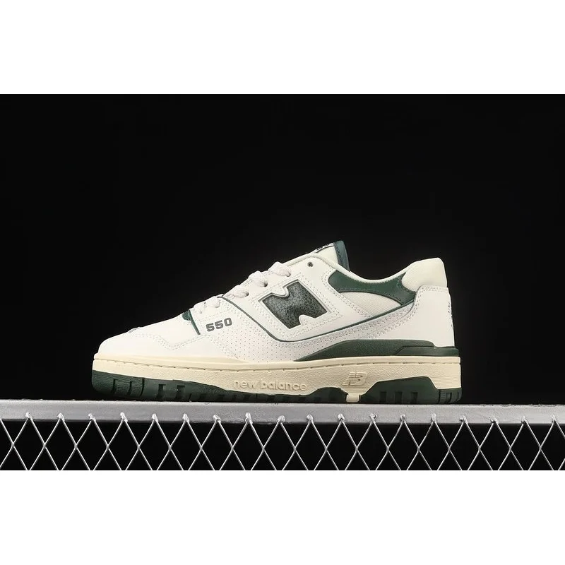 New Balance New Balance 550 Sail/Forest Green Sneakers White - 1