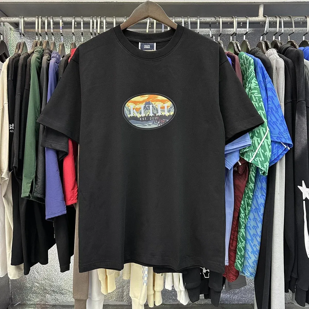 Kith Kith Black Mountain T-Shirt Black - 1