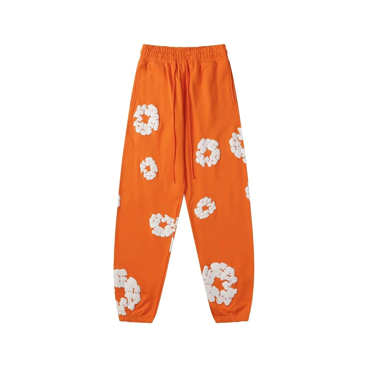 Other Orange Floral Sweatpants Orange