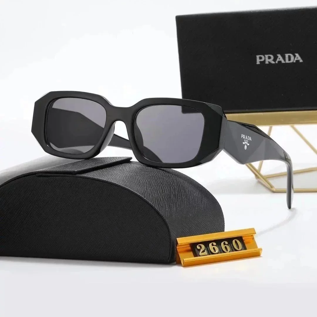 Prada Prada 2660 Black Sunglasses Eyewear Black - 1