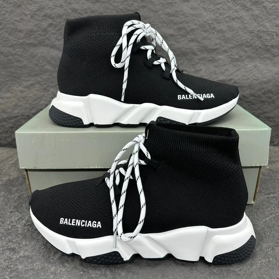 Balenciaga Balenciaga Speed Trainer Black/White Sneakers Black