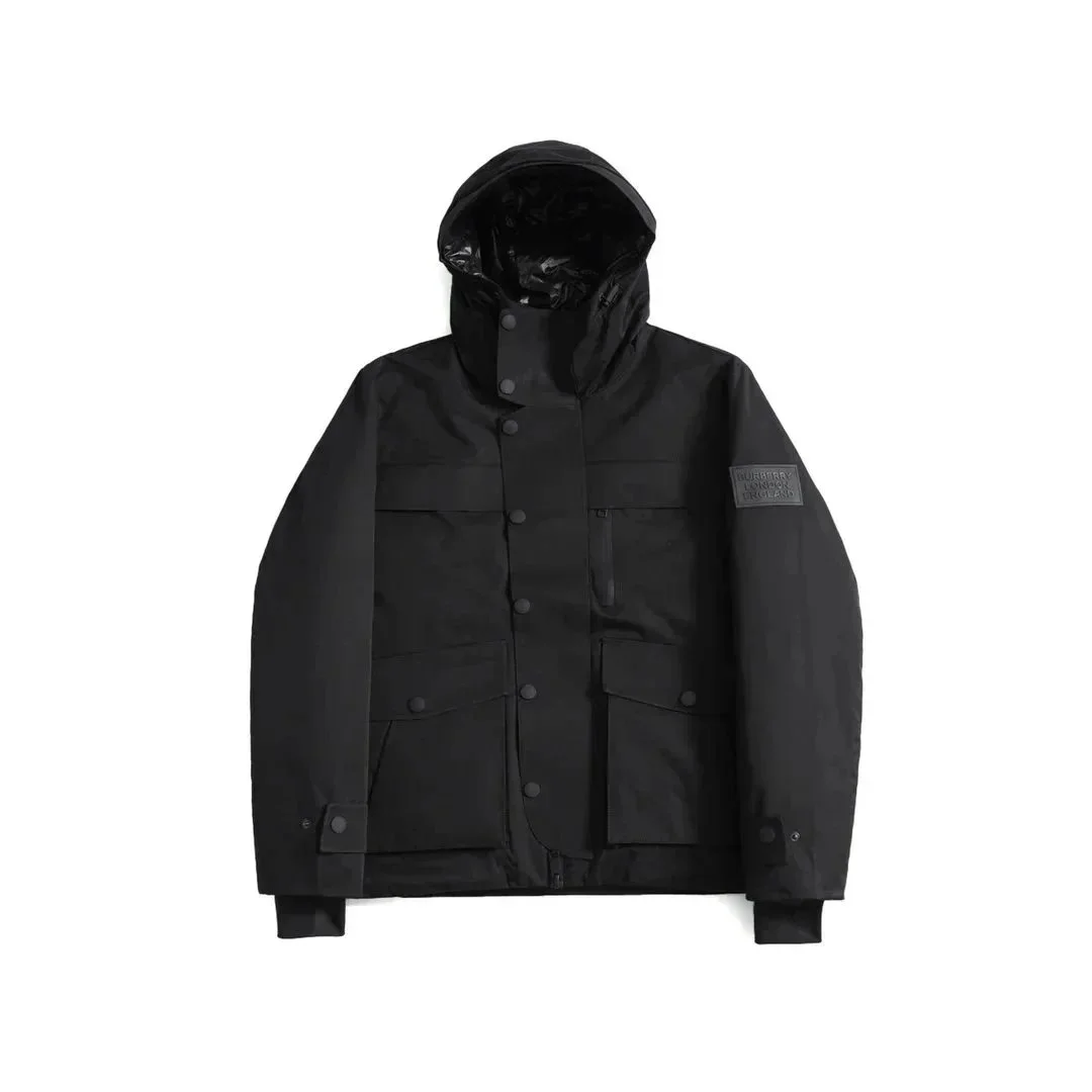 Burberry Burberry Black Utility Parka Coat Black