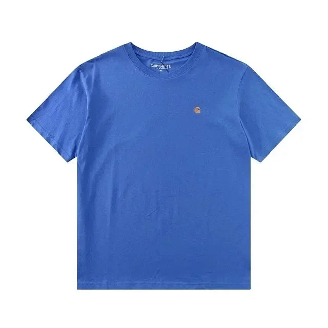 Carhartt Carhartt Classic Logo T-Shirt Royal Blue T-Shirts Blue - 1