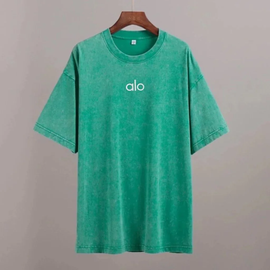 Alo Yoga Alo Fruit Green Oversized T-Shirt Green - 1