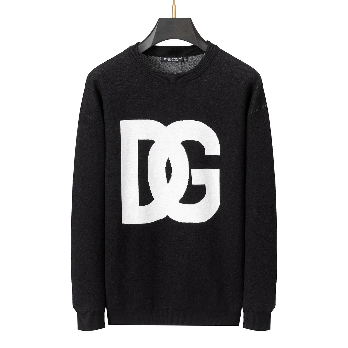 Dolce & Gabbana Dolce & Gabbana DG Logo Black Sweater Black - 1