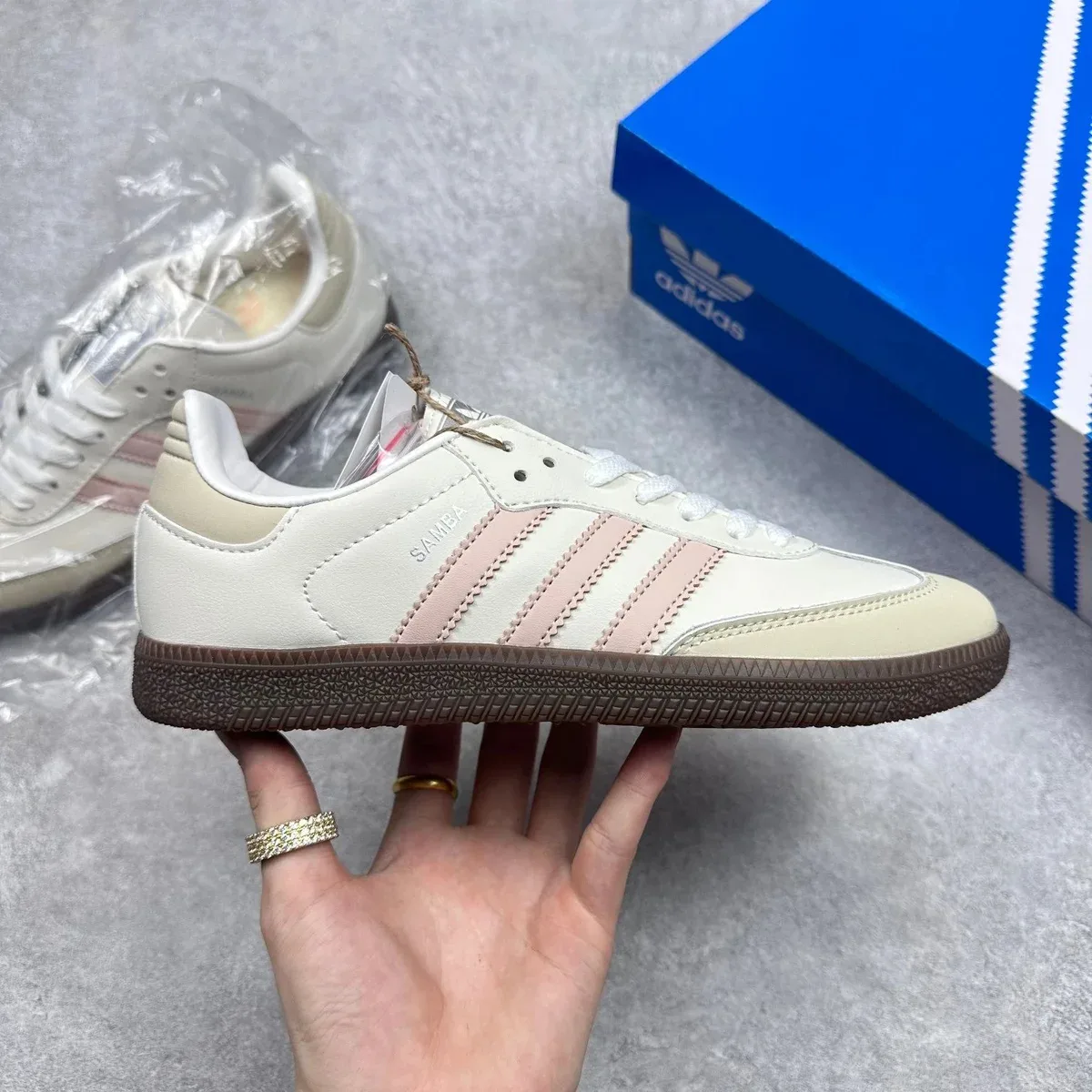 Adidas Adidas Samba Sail/Pink Sneakers White - 1