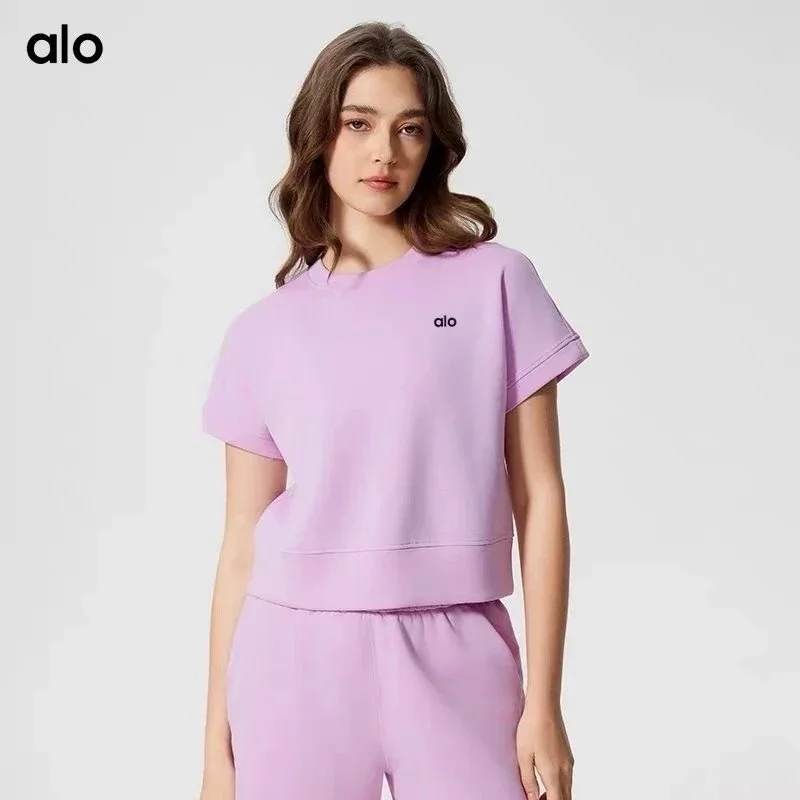 Alo Yoga Alo Vitamin Pink T-Shirts Set Pink - 1