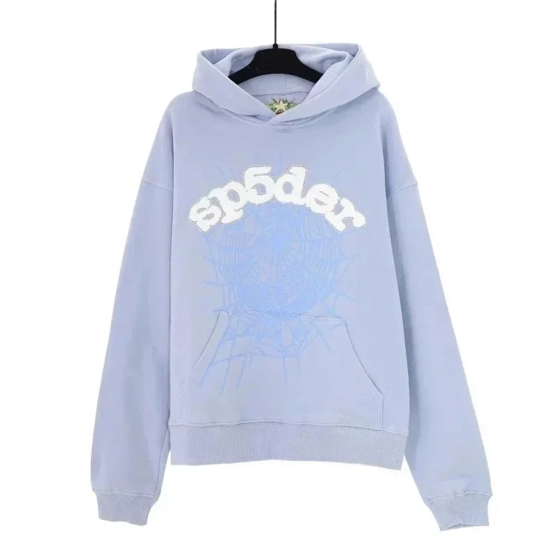 SP5DER SP5DER Spider Light Blue Hoodie Blue - 1