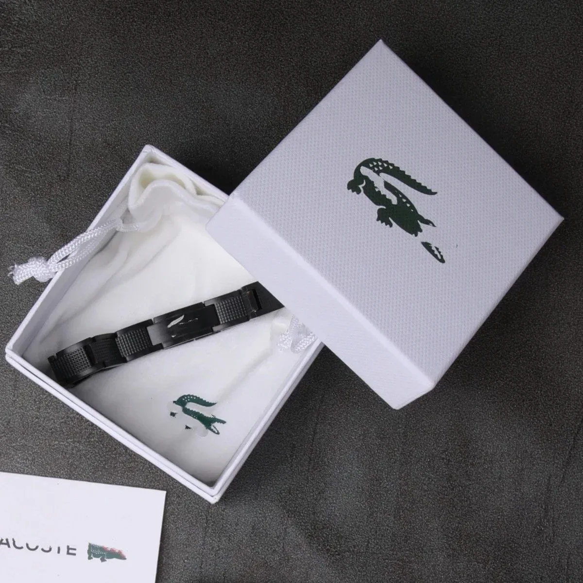 Lacoste Lacoste NO.03 Black Bracelet in Box Black - 1