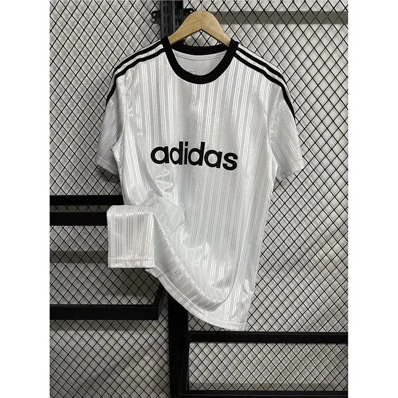 Adidas Adidas Classic Football White with Black Stripes T-Shirt White - 1
