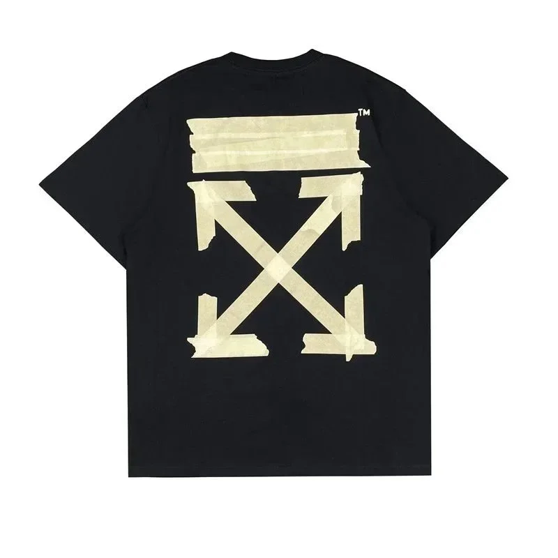Off-White Off-White Arrow Black Cream T-Shirt Black