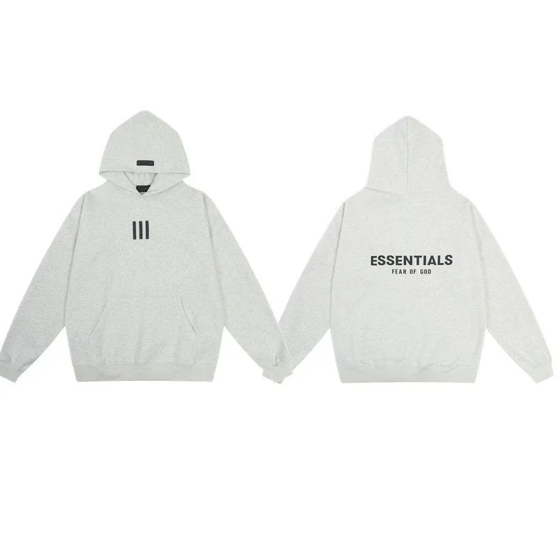 Fear of God Fear of God Essentials Oatmeal Hoodie Beige - 1