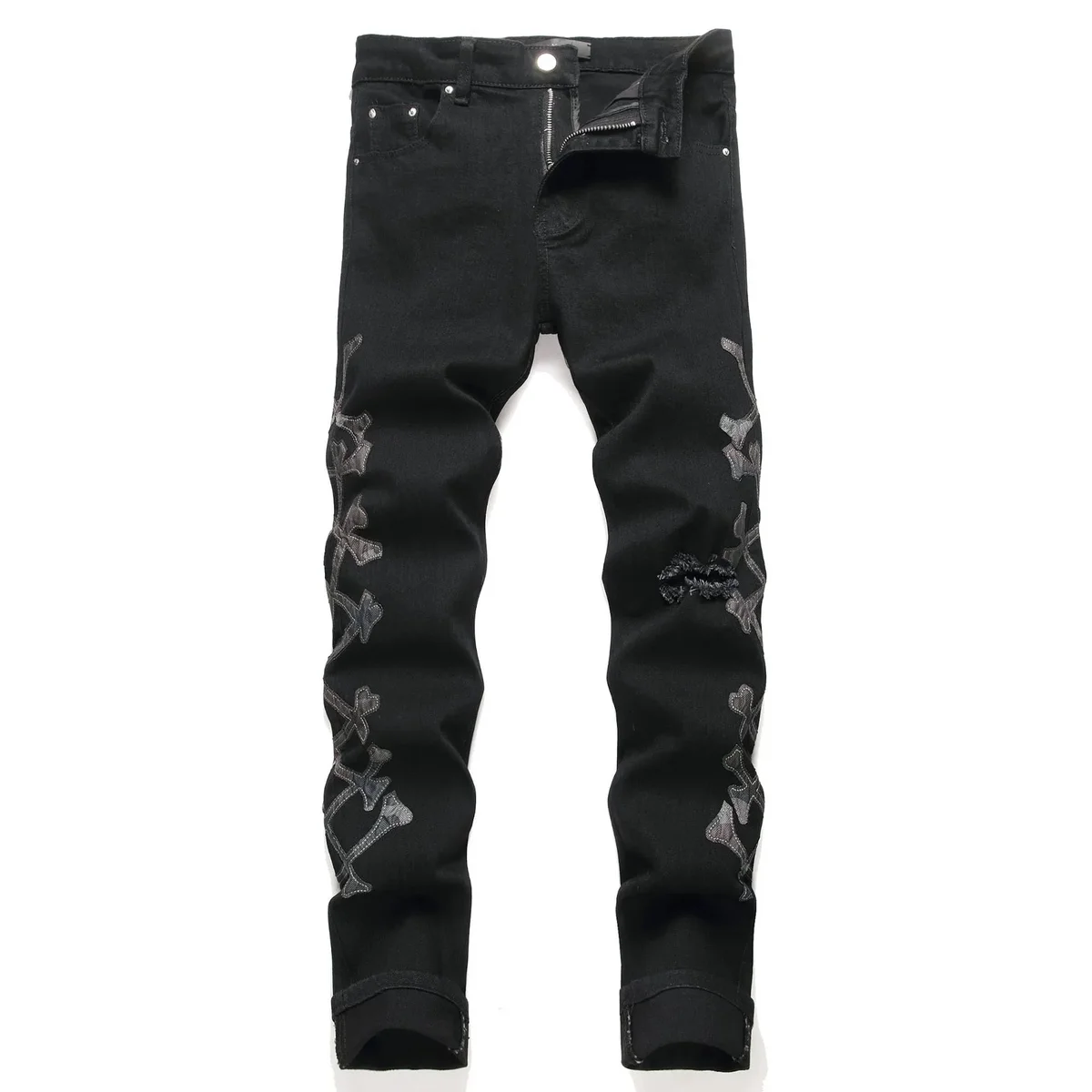 Chrome Hearts Chrome Hearts CH Cross Black Jeans Black