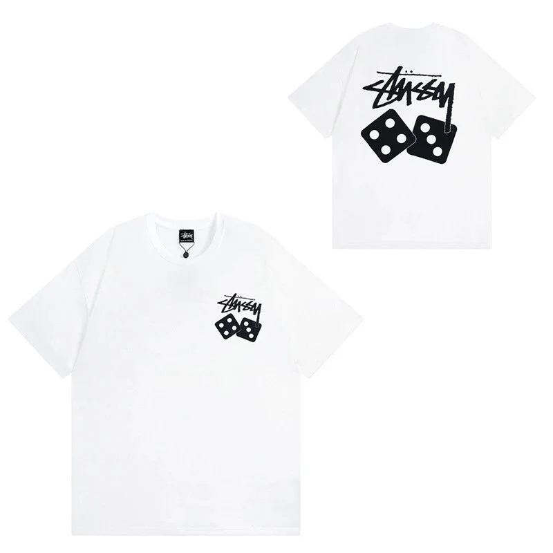 Stussy Stussy Dice White T-Shirts White - 1